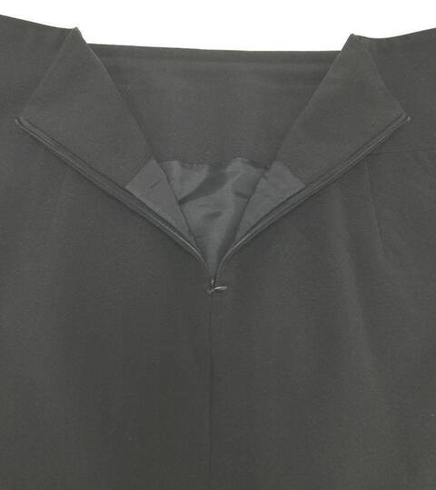 Черная юбка на молнии