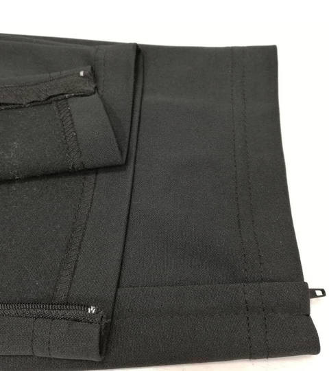 Черные брюки с молнией