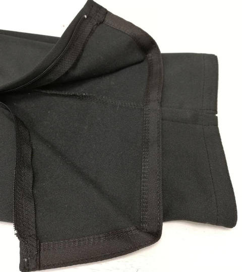 Черные брюки с молнией