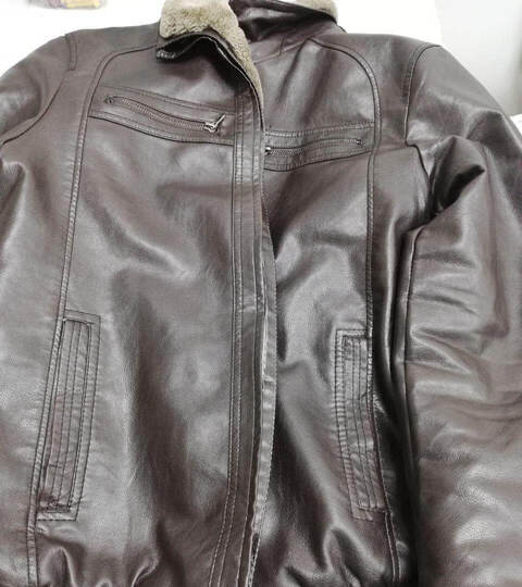 Кожаная мужская куртка