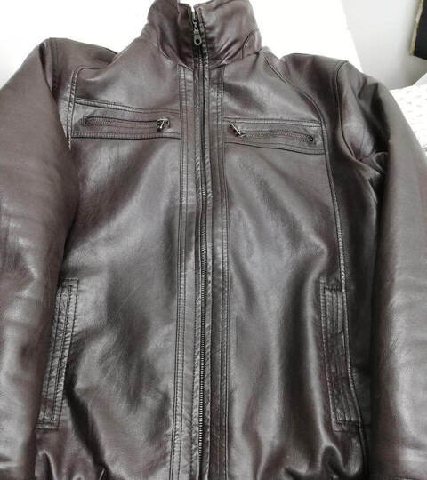 Кожаная мужская куртка